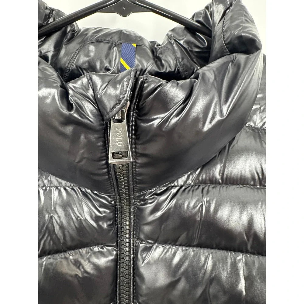 Polo Ralph Lauren Men's Black Insulated Nylon Puffer‎ Jacket Size XL Performance